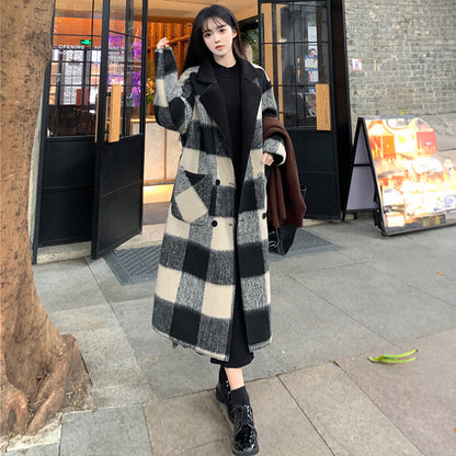 モノトーンシフォン・リバーシブルロングコート(L/LL/3L/4L/5L)