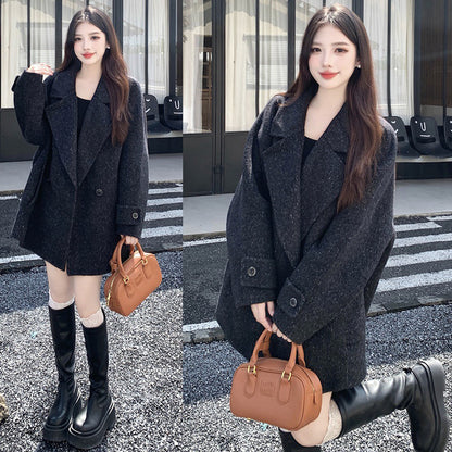 ノワールクラウン・ウールタッチコート(L/LL/3L/4L/5L)