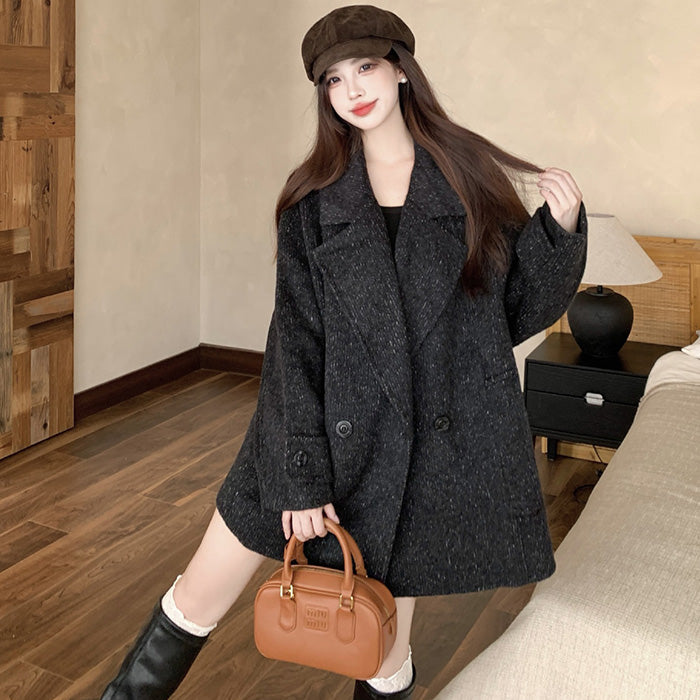 ノワールクラウン・ウールタッチコート(L/LL/3L/4L/5L)