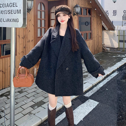 ノワールクラウン・ウールタッチコート(L/LL/3L/4L/5L)