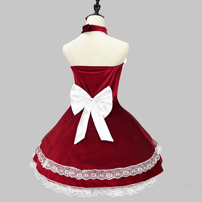 ツインポンポンサンタドレスワンピース/(M/L/LL/3L/4L/5L/6L)