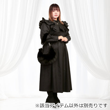 ダークスイート・フリルドリームワンピース（4L/6L）/Taberunosky（タベルノスキー）