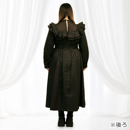 ダークスイート・フリルドリームワンピース（4L/6L）/Taberunosky（タベルノスキー）