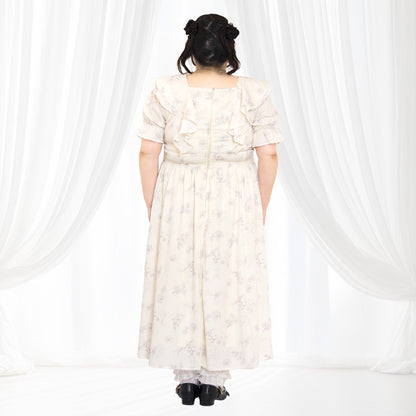 Sweet Vanilla Fluffy Memory Dress (3L/4L/5L/6L) / Taberunosky
