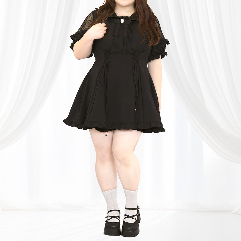 Melty Ribbon Sailor Collar Dolly Set (LL/3L/4L) / Taberunosky