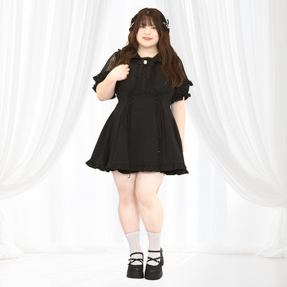 Melty Ribbon Sailor Collar Dolly Set (LL/3L/4L) / Taberunosky