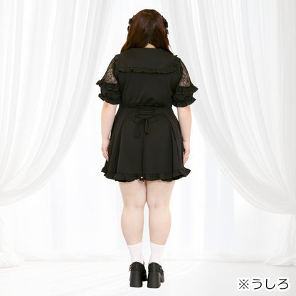 Melty Ribbon Sailor Collar Dolly Set (LL/3L/4L) / Taberunosky