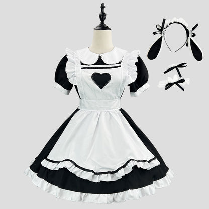Rabbit Maid Dress (M/L/2L/3L/4L/5L/6L) / Cosplay / Halloween
