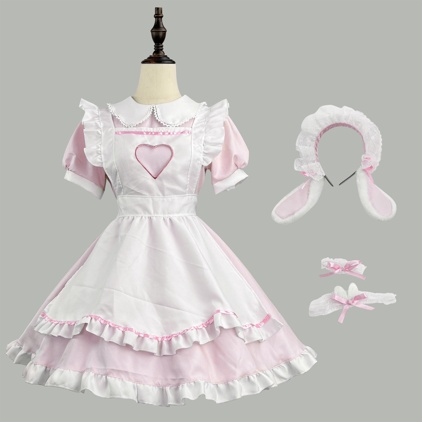 大きいサイズ レディース Rabbit Maid Dress (M/L/2L/3L/4L/5L/6L) / Cosplay / Halloween