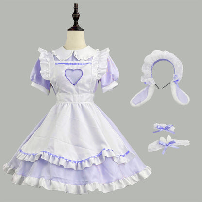 Rabbit Maid Dress (M/L/2L/3L/4L/5L/6L) / Cosplay / Halloween