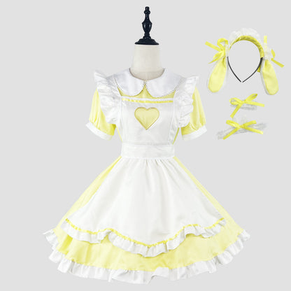 Rabbit Maid Dress (M/L/2L/3L/4L/5L/6L) / Cosplay / Halloween