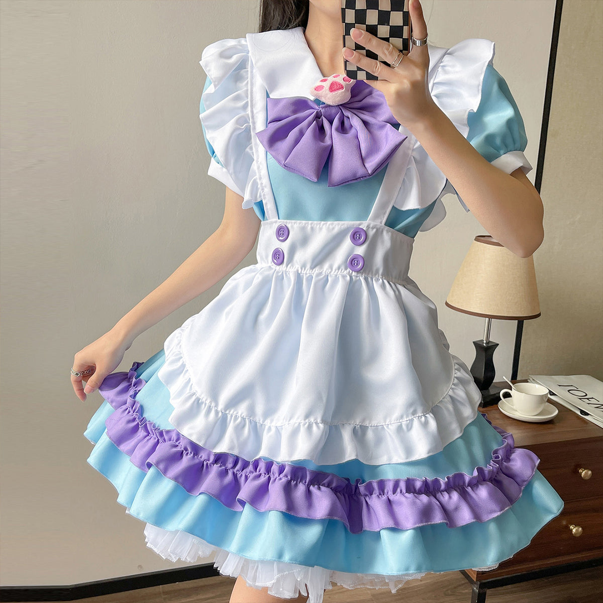 Twinkle Paw Maid Dress (2L/3L/4L/5L/6L) / Plus Sizes / Cosplay / Halloween