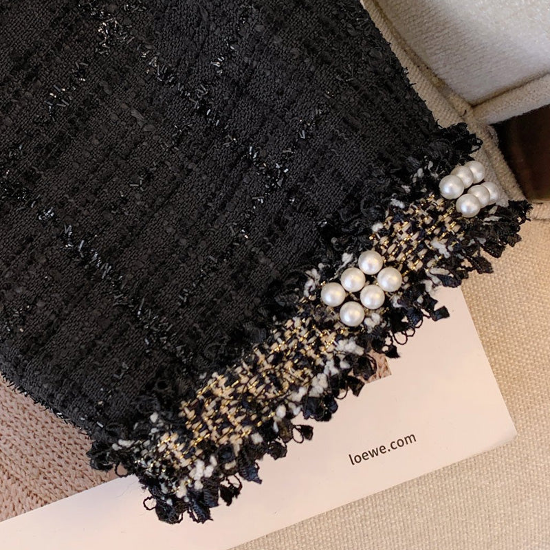 大きいサイズ レディース おとなツイードジャケット＆キャミワンピース(3L/4L/5L/6L/7L)