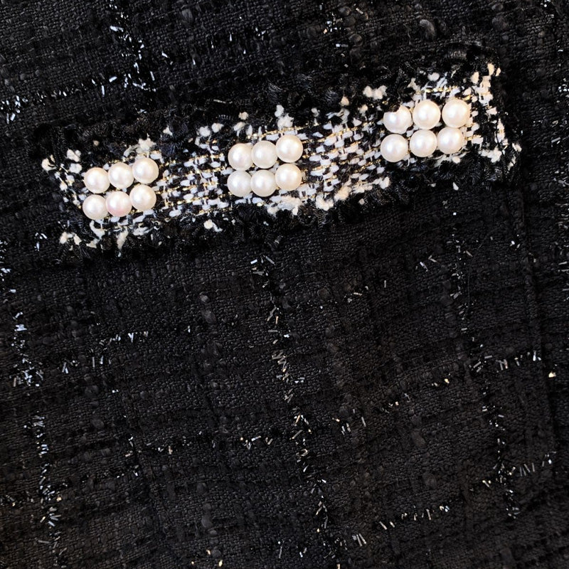 大きいサイズ レディース おとなツイードジャケット＆キャミワンピース(3L/4L/5L/6L/7L)