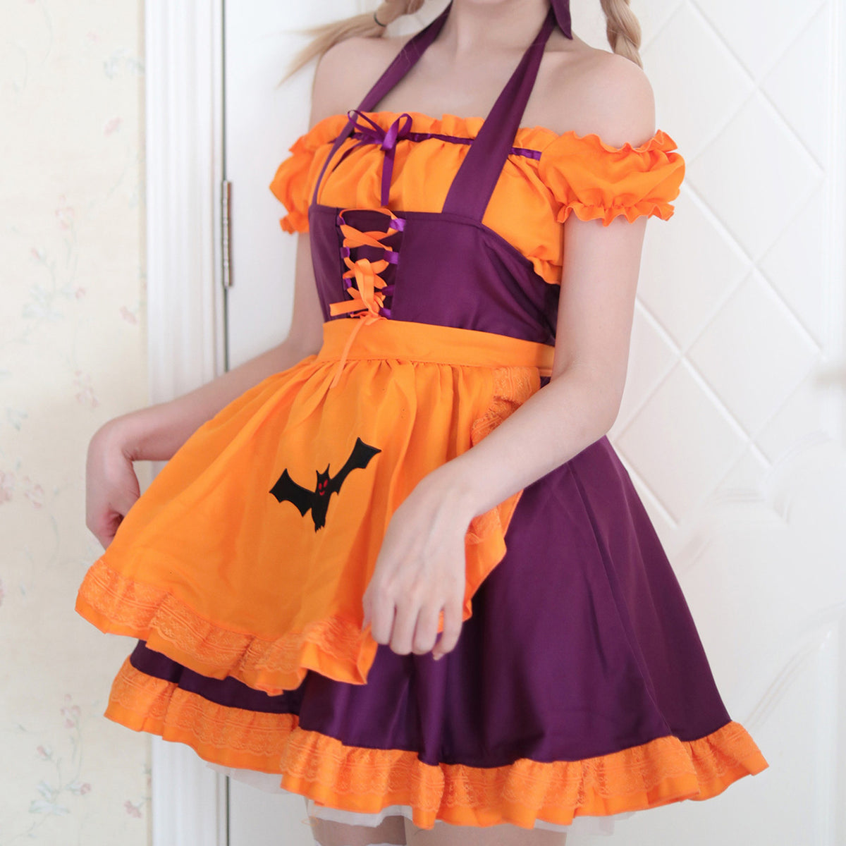 Magic Bat Maid Dress (M/L/2L/3L/4L/5L/6L) / Cosplay / Halloween