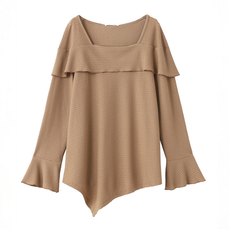 ナイトフロウ・フリルプルオーバートップス(3L/4L/5L/6L/7L)