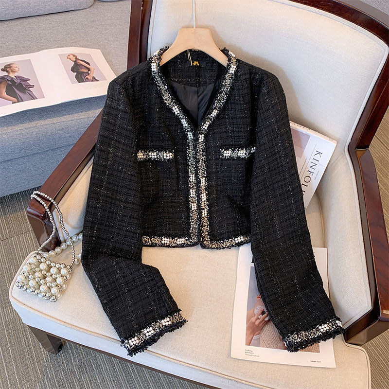 大きいサイズ レディース おとなツイードジャケット＆キャミワンピース(3L/4L/5L/6L/7L)