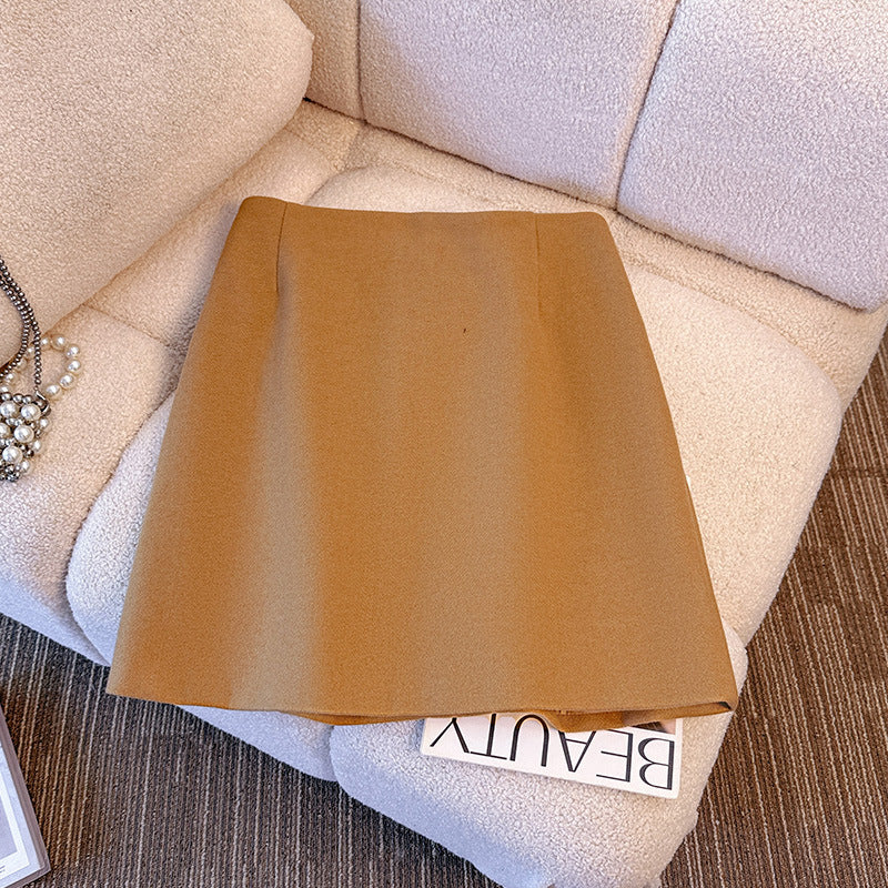 大きいサイズ レディース ぽっちゃりさん専用Aライン 台形ミニスカート(3L/4L/5L/6L/7L)