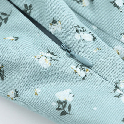 アンティーク花柄のレース重ねドーリーワンピース(LL/3L/4L/5L/6L)