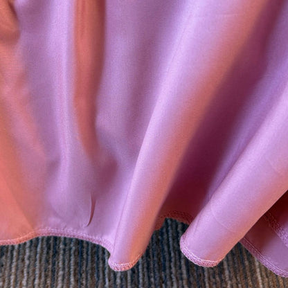 ピンクカラーのリブワンピース(3L/4L/5L/6L/7L)