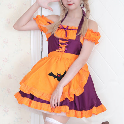Magic Bat Maid Dress (M/L/2L/3L/4L/5L/6L) / Cosplay / Halloween