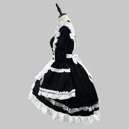 クロスノワール・ゴシックメイドドレス(M/L/LL/3L/4L/5L/6L)