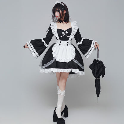 クロスノワール・ゴシックメイドドレス(M/L/LL/3L/4L/5L/6L)