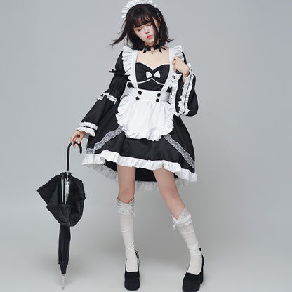 クロスノワール・ゴシックメイドドレス(M/L/LL/3L/4L/5L/6L)