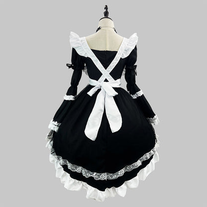 クロスノワール・ゴシックメイドドレス(M/L/LL/3L/4L/5L/6L)