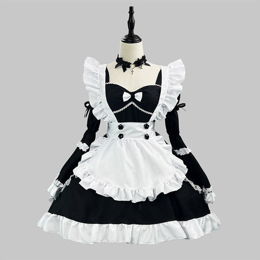 クロスノワール・ゴシックメイドドレス(M/L/LL/3L/4L/5L/6L)