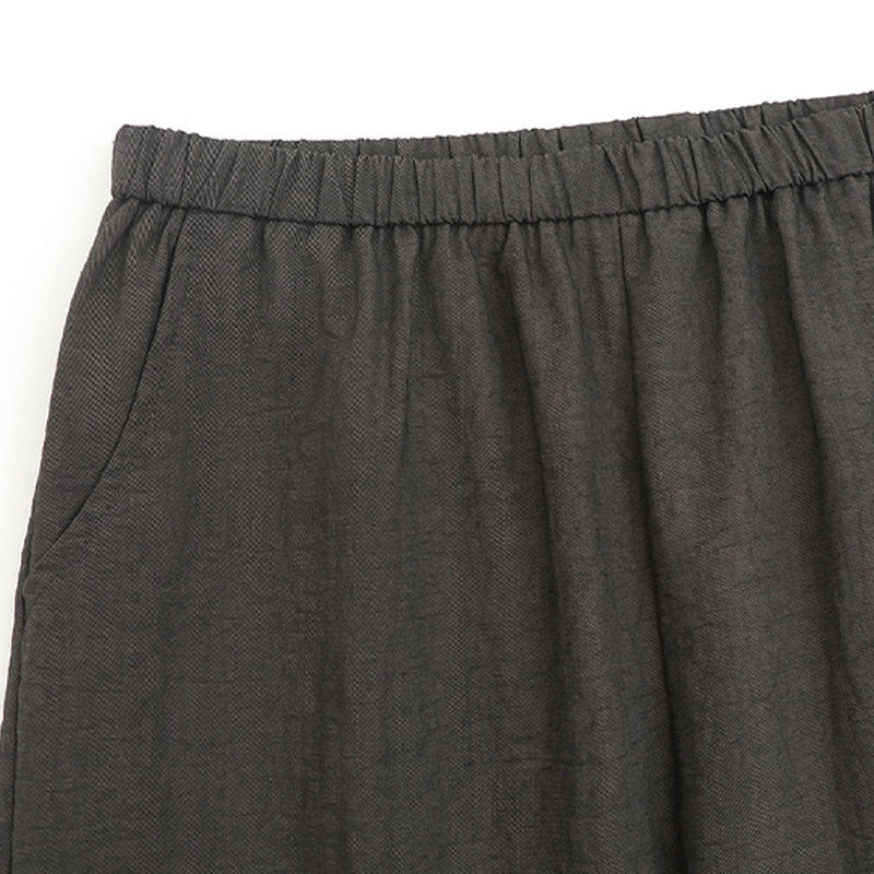 大きいサイズ レディース 抜け感ノーカラーのゆる美シルエットスーツセット(LL/3L/4L/5L/6L)