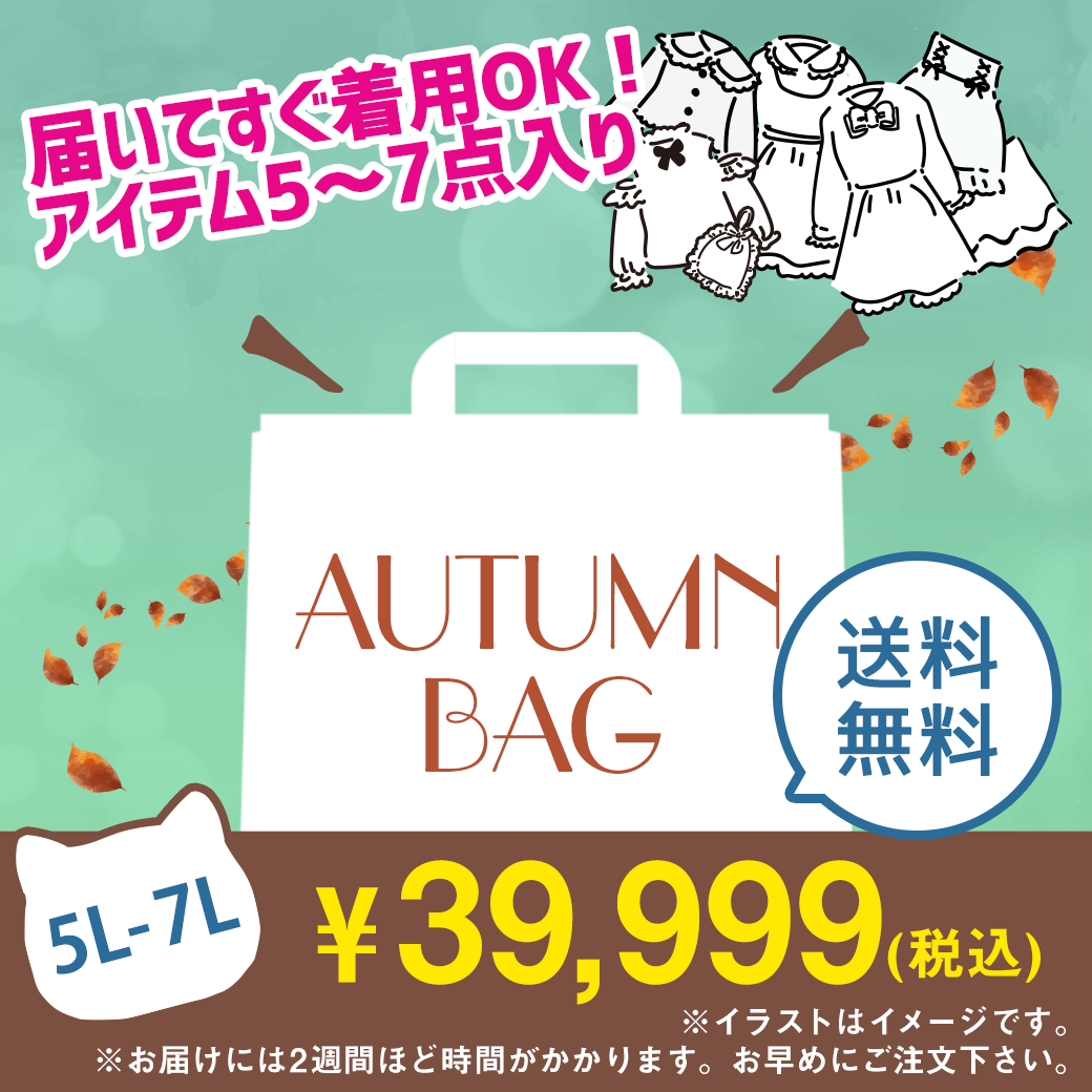 大きいサイズ レディース 【オンライン限定福袋】5L-7Lサイズ　Angelsize 秋の福袋 プラスサイズ39999円