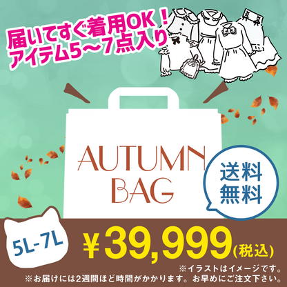 【オンライン限定福袋】5L-7Lサイズ　Angelsize 秋の福袋 プラスサイズ39999円