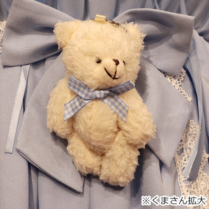 [Pre-order] Bear Lolita Long Sleeve Dress (One Size Fits 4L-6L) / Taberunosky