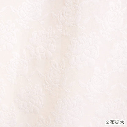 白桃ミルクの花影ロングワンピース(3L/4L/5L)