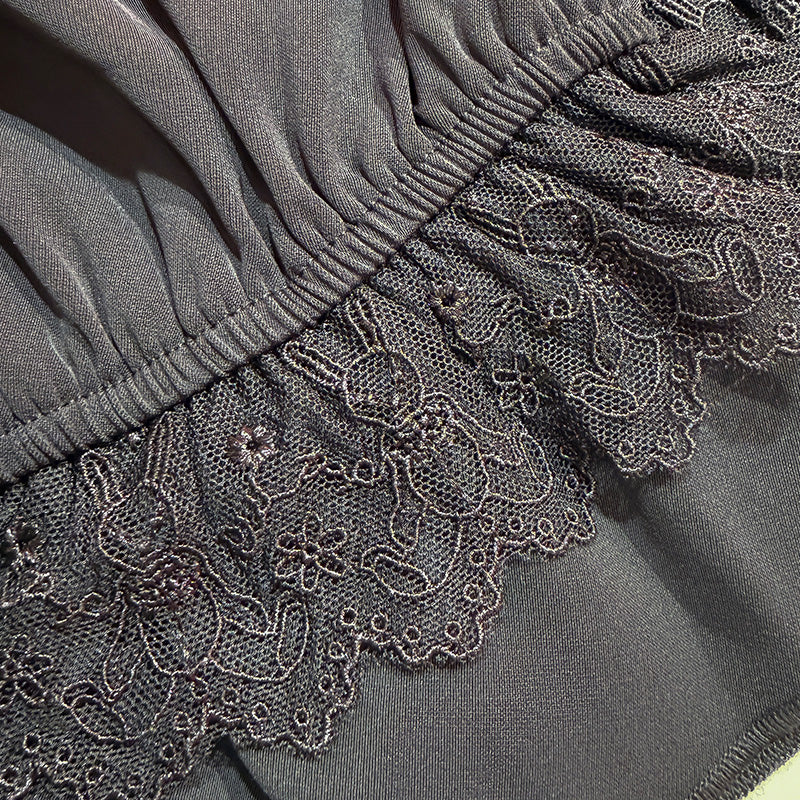 大きいサイズ レディース うさぎ刺繍のダークケープブラウス(3L/4L/5L/6L)