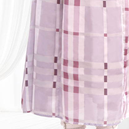 パルファムチェック・ワンピース　ピンク（3L/4L/5L/6L）/Taberunosky（タベルノスキー）