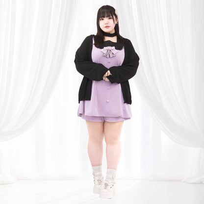 とろける黒魔法カーディガン（3L/5L）/Taberunosky（タベルノスキー）