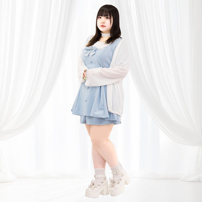 とろける白魔法カーディガン（3L/5L）/Taberunosky（タベルノスキー）