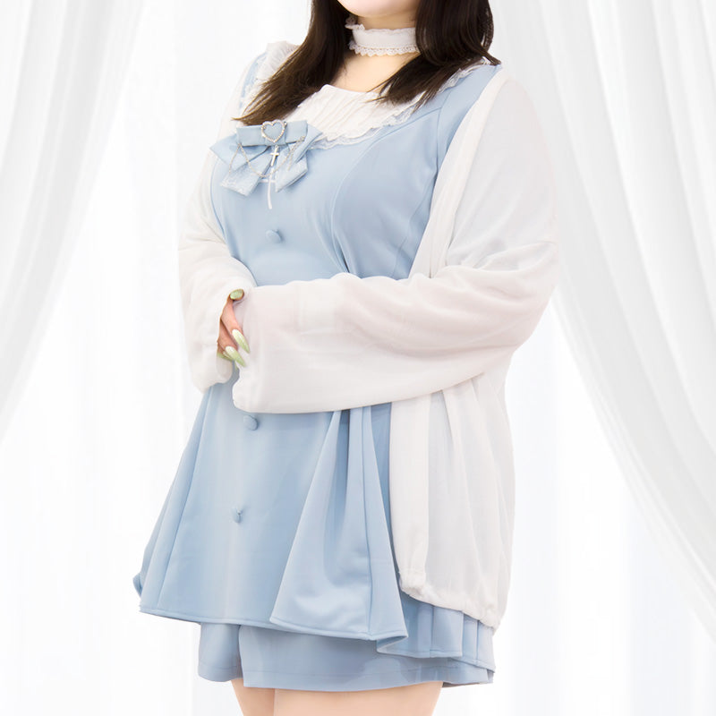 とろける白魔法カーディガン（3L/5L）/Taberunosky（タベルノスキー）