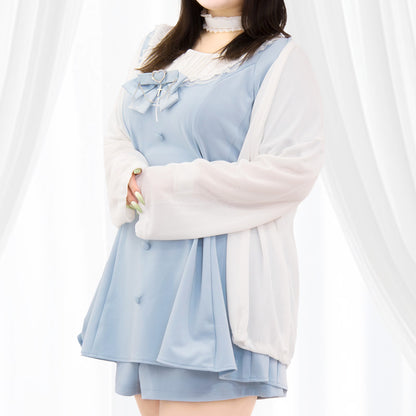 とろける白魔法カーディガン（3L/5L）/Taberunosky（タベルノスキー）