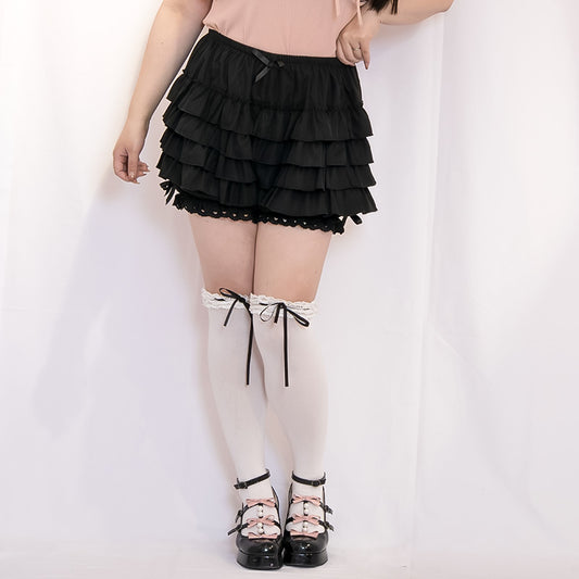 リリカルブルームフリルカボチャパンツ(3L-4L/5L-6L)/Taberunosky（タベルノスキー）