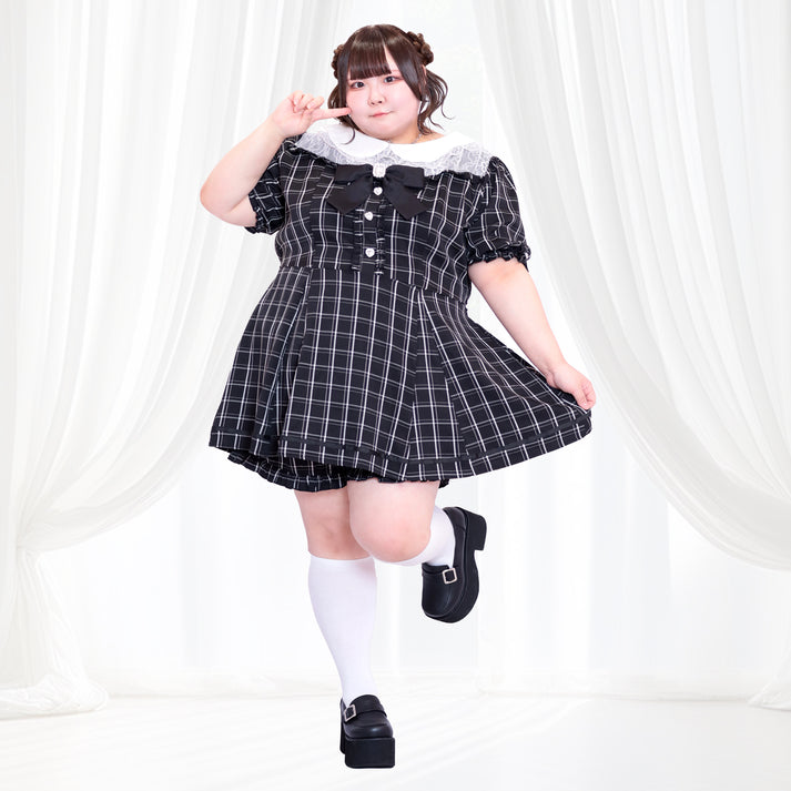 王道地雷ちゃんの半袖セットアップ（3L/4L/5L/6L）/Taberunosky（タベルノスキー）