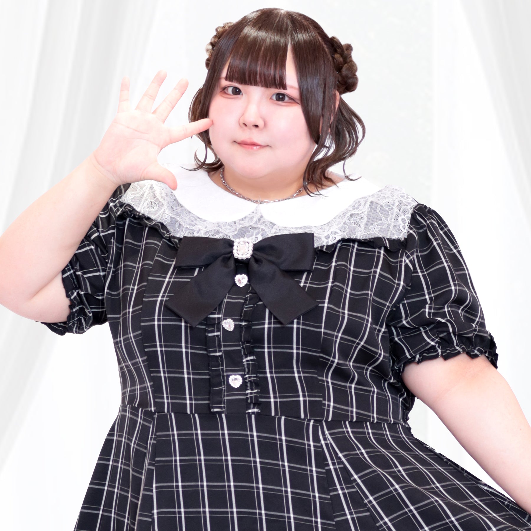 大きいサイズ レディース｜王道地雷ちゃんの半袖セットアップ（3L/4L
