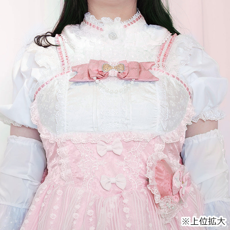大きいサイズ レディース｜【予約】ローズピンクの祝福レースロリータ
