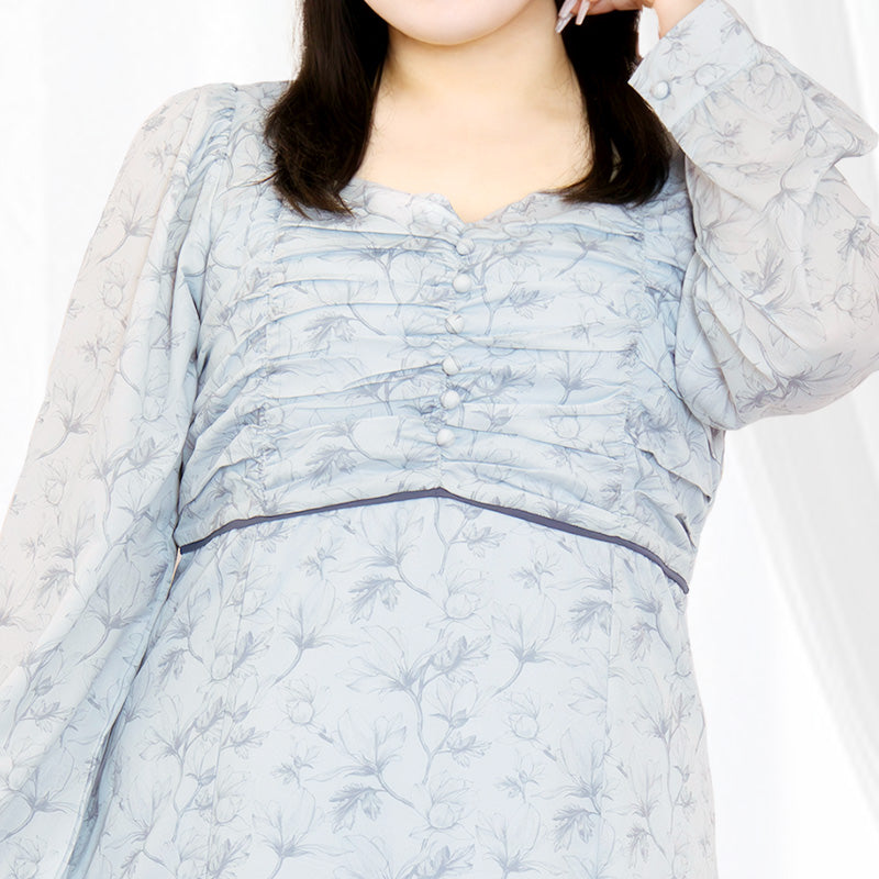 きみの夢で会えたらワンピース（3L/4L/5L/6L）/Taberunosky（タベルノスキー）