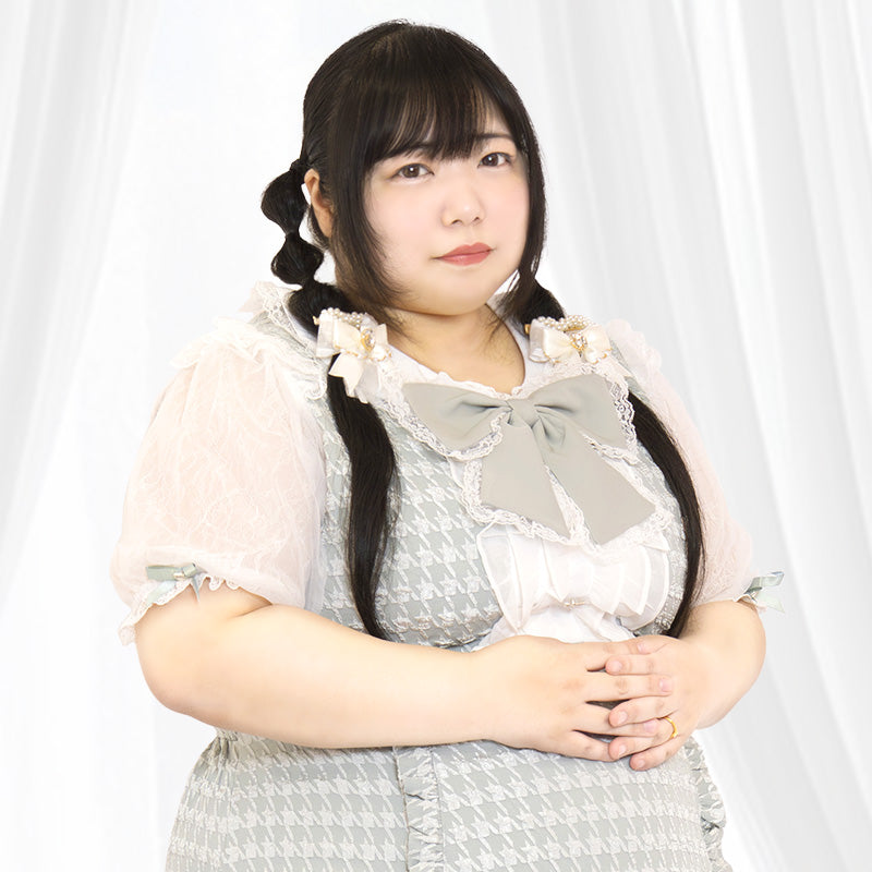 Milky Hound Frill Dress, Green (3L/4L/5L/6L) / Taberunosky