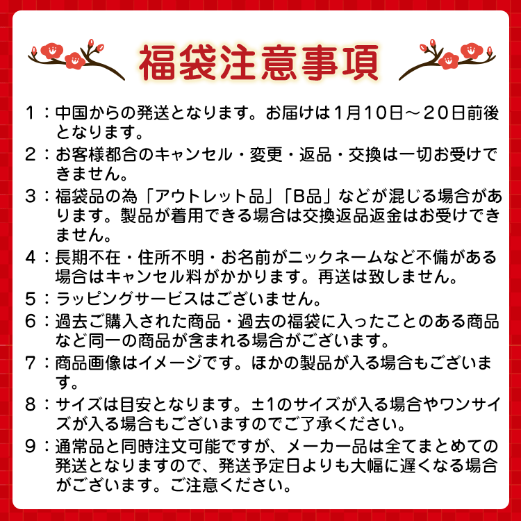 【オンライン限定福袋】Angelsize 福袋 プラスサイズ11000円