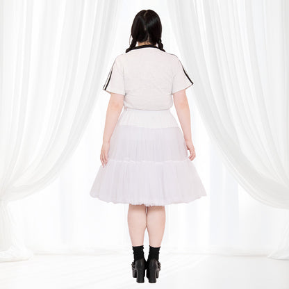 120cmまでOK！パニエスカート/チュチュ65cm(大きいサイズ3L~5L相当)ハロウィンコスプレ/タベルノスキーオリジナル
