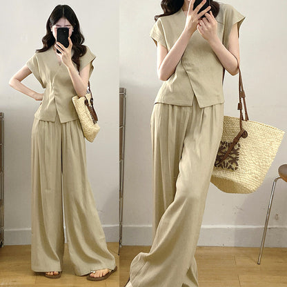 Summer pants set-up for a slim look (L/LL/3L/4L/5L)